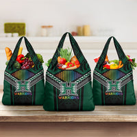 Hawaii Warriors Football Grocery Bag Rainbow Kakau Pattern Black