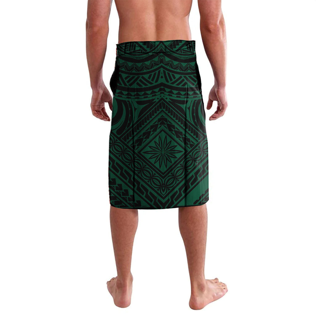 Custom Hawaii Warriors Football Lavalava Rainbow Kakau Pattern Black