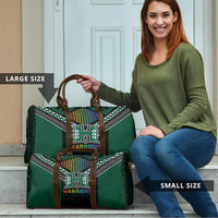 Hawaii Warriors Football Travel Bag Rainbow Kakau Pattern Black