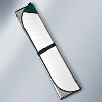 Hawaii Warriors Football Auto Sun Shade Rainbow Kakau Pattern Green