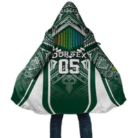 Custom Hawaii Warriors Football Cloak Rainbow Kakau Pattern Green