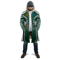 Custom Hawaii Warriors Football Cloak Rainbow Kakau Pattern Green
