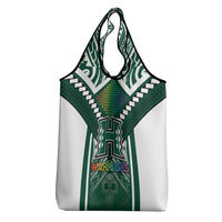 Hawaii Warriors Football Grocery Bag Rainbow Kakau Pattern Green