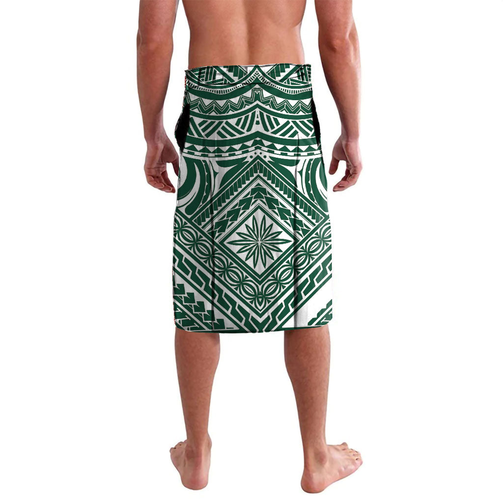 Custom Hawaii Warriors Football Lavalava Rainbow Kakau Pattern Green