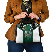 Hawaii Warriors Football Shoulder Handbag Rainbow Kakau Pattern Green