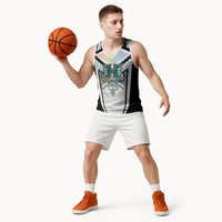 Custom Hawaii Warriors Football Basketball Jersey Rainbow Kakau Pattern White