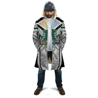 Custom Hawaii Warriors Football Cloak Rainbow Kakau Pattern White