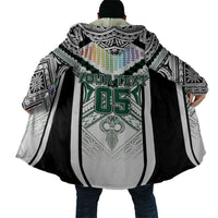 Custom Hawaii Warriors Football Cloak Rainbow Kakau Pattern White