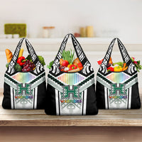 Hawaii Warriors Football Grocery Bag Rainbow Kakau Pattern White