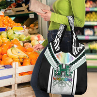 Hawaii Warriors Football Grocery Bag Rainbow Kakau Pattern White