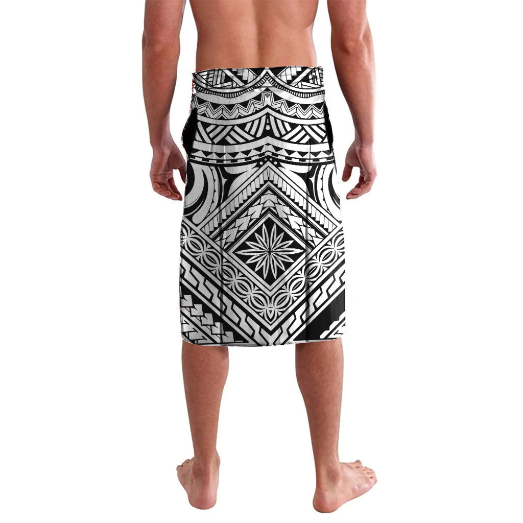 Custom Hawaii Warriors Football Lavalava Rainbow Kakau Pattern White