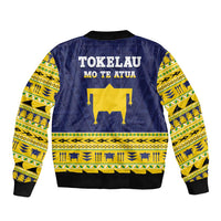 Tokelau Christmas Bomber Jacket Tokelauan Turtle Santa Sleigh LT05 - Polynesian Pride