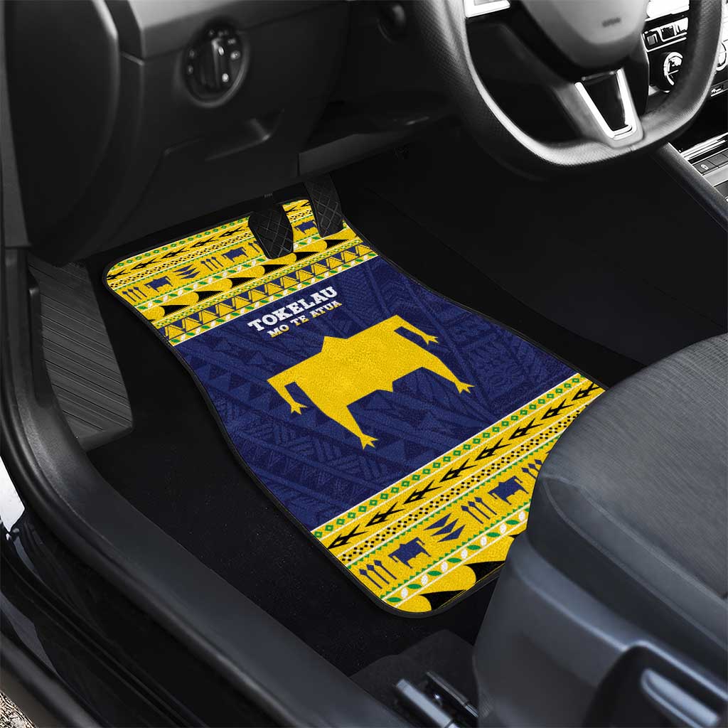 Tokelau Christmas Car Mats Tokelauan Turtle Santa Sleigh LT05 - Polynesian Pride