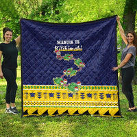 Tokelau Christmas Quilt Tokelauan Turtle Santa Sleigh LT05 - Polynesian Pride