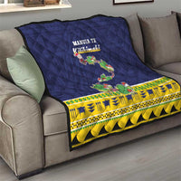 Tokelau Christmas Quilt Tokelauan Turtle Santa Sleigh LT05 - Polynesian Pride