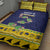 Tokelau Christmas Quilt Bed Set Tokelauan Turtle Santa Sleigh