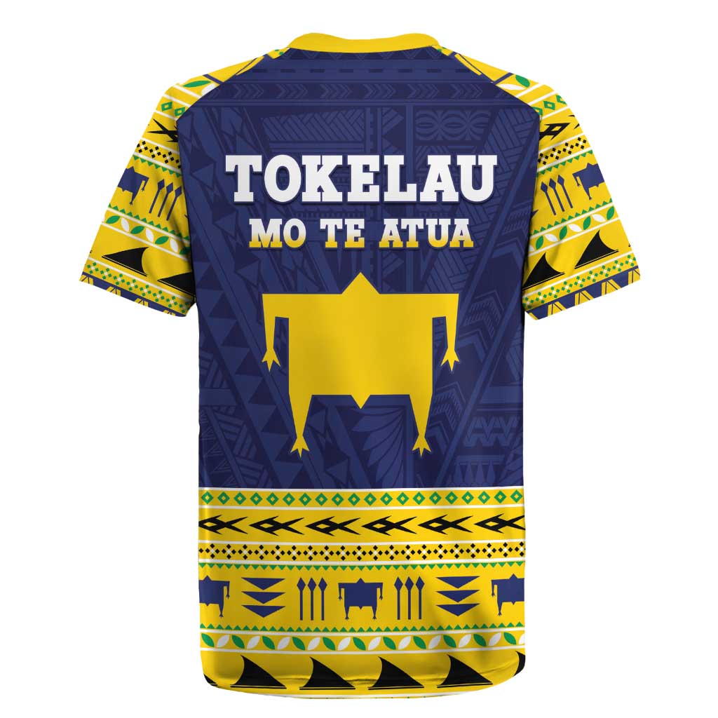 Tokelau Christmas Rugby Jersey Tokelauan Turtle Santa Sleigh LT05 - Polynesian Pride