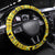 Tokelau Christmas Steering Wheel Cover Tokelauan Turtle Santa Sleigh