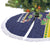 Tokelau Christmas Tree Skirt Tokelauan Turtle Santa Sleigh