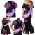 Pancreatic Cancer Awareness Family Matching Mermaid Dress and Hawaiian Shirt Keep Calm And Fight On Polynesian Pattern LT05 - Polynesian Pride