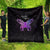 Pancreatic Cancer Awareness Quilt Keep Calm And Fight On Polynesian Pattern LT05 - Polynesian Pride