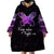 Pancreatic Cancer Awareness Wearable Blanket Hoodie Keep Calm And Fight On Polynesian Pattern LT05 - Polynesian Pride