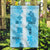 Hawaiian Quilt Garden Flag Vintage Pattern Blue LT05 Garden Flag Blue - Polynesian Pride