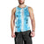 Hawaiian Quilt Men Tank Top Vintage Pattern Blue LT05 - Polynesian Pride