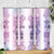 Hawaiian Quilt Skinny Tumbler Vintage Pattern Galaxy