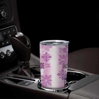Hawaiian Quilt Tumbler Cup Vintage Pattern Galaxy LT05 - Polynesian Pride