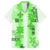 Hawaiian Quilt Family Matching Puletasi Dress and Hawaiian Shirt Vintage Pattern Green LT05 Dad's Shirt - Short Sleeve Green - Polynesian Pride