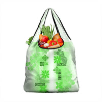 Hawaiian Quilt Grocery Bag Vintage Pattern Green LT05 1-pack One Size Green - Polynesian Pride