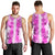 Hawaiian Quilt Men Tank Top Vintage Pattern Pink LT05 - Polynesian Pride