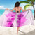 Hawaiian Quilt Sarong Vintage Pattern Pink LT05 - Polynesian Pride