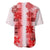 Hawaiian Quilt Baseball Jersey Vintage Pattern Red LT05 - Polynesian Pride