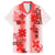 Hawaiian Quilt Family Matching Long Sleeve Bodycon Dress and Hawaiian Shirt Vintage Pattern Red LT05 Dad's Shirt - Short Sleeve Red - Polynesian Pride