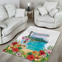 Aloha Hawaii Waikiki Beach Landscape Area Rug LT05 - Polynesian Pride