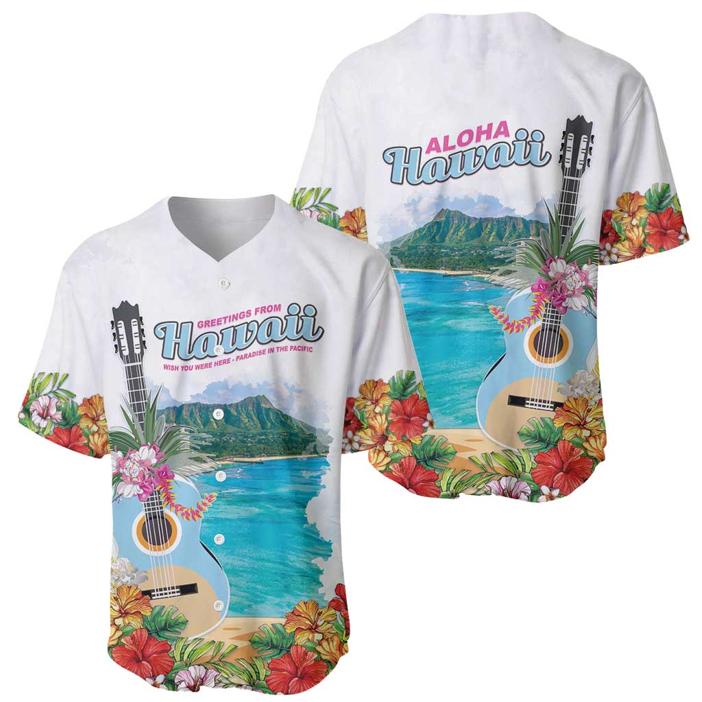 Aloha Hawaii Waikiki Beach Landscape Baseball Jersey LT05 - Polynesian Pride