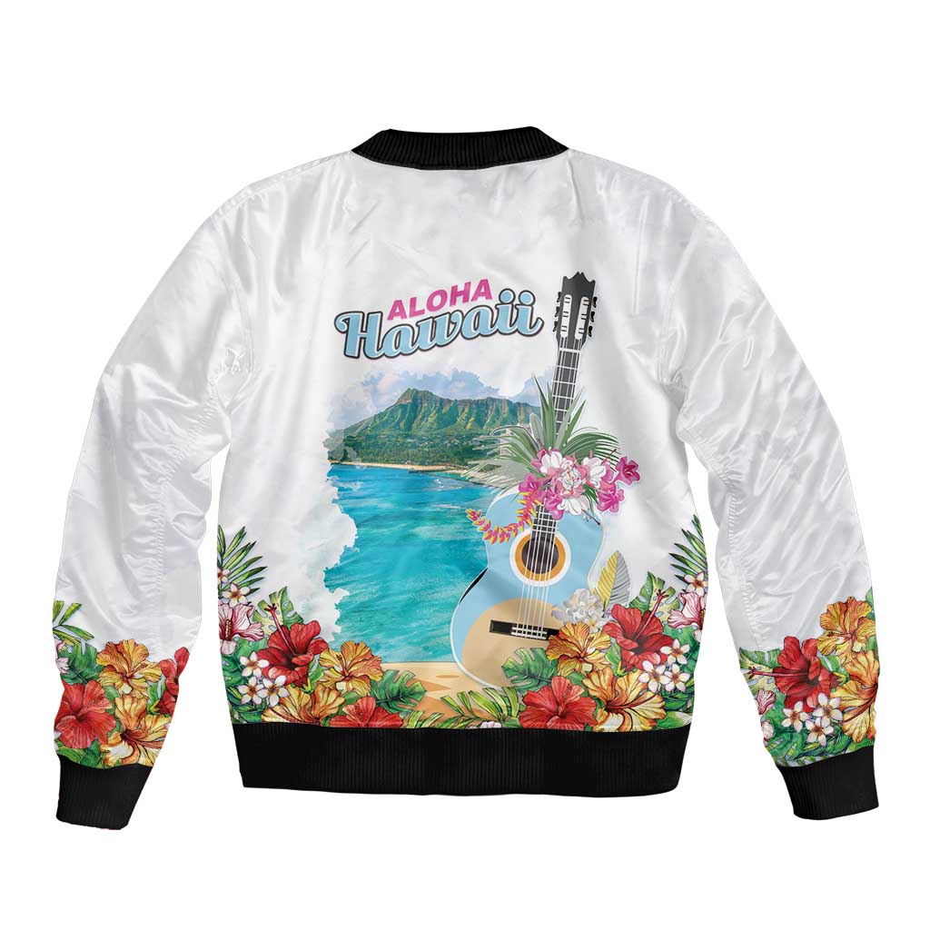 Aloha Hawaii Waikiki Beach Landscape Bomber Jacket LT05 - Polynesian Pride