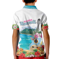 Aloha Hawaii Waikiki Beach Landscape Kid Polo Shirt LT05 - Polynesian Pride