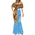 Custom Fiji Tapa And Australia Aboriginal Together Mermaid Dress LT05 - Polynesian Pride