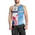 Custom Fiji And USA Palm Tree With Eagle Men Tank Top LT05 - Polynesian Pride