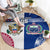 Custom Samoa And USA Together Round Carpet LT05 - Polynesian Pride