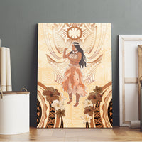 Tonga Women's Day Canvas Wall Art With Polynesian Pattern LT05 - Polynesian Pride