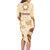 Tonga Women's Day Family Matching Long Sleeve Bodycon Dress and Hawaiian Shirt With Polynesian Pattern LT05 - Polynesian Pride