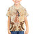 Tonga Women's Day Family Matching Puletasi and Hawaiian Shirt With Polynesian Pattern LT05 Son's Shirt Beige - Polynesian Pride