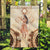 Tonga Women's Day Garden Flag With Polynesian Pattern