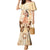 Tonga Women's Day Mermaid Dress With Polynesian Pattern LT05 Women Beige - Polynesian Pride