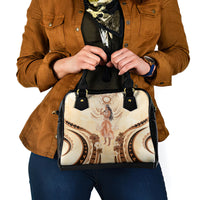 Tonga Women's Day Shoulder Handbag With Polynesian Pattern LT05 - Polynesian Pride