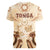 Tonga Women's Day Women V Neck T Shirt With Polynesian Pattern LT05 - Polynesian Pride